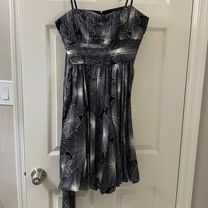 Strapless BCBG MAXAZRIA black dress